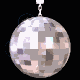 revolving disco ball